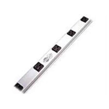 Doomsday Outlet Strip, (2) 5-15/20R, (22) 5-15R, 5-20P, 15 ft., Black/Silver DO131954